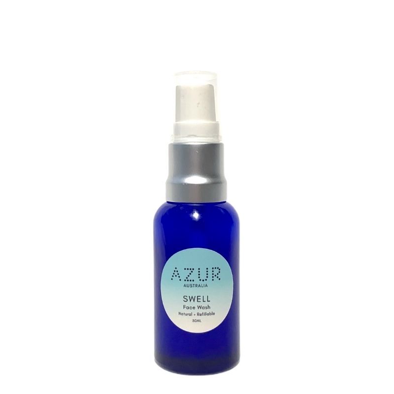 Swell Mini Travel Size Face Wash Glass Bottle