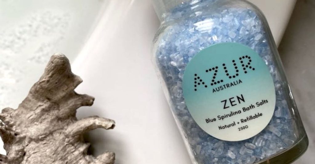 blue bath salts